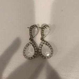 Loren Hope white Abba earrings